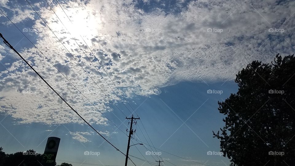 Late summer sky