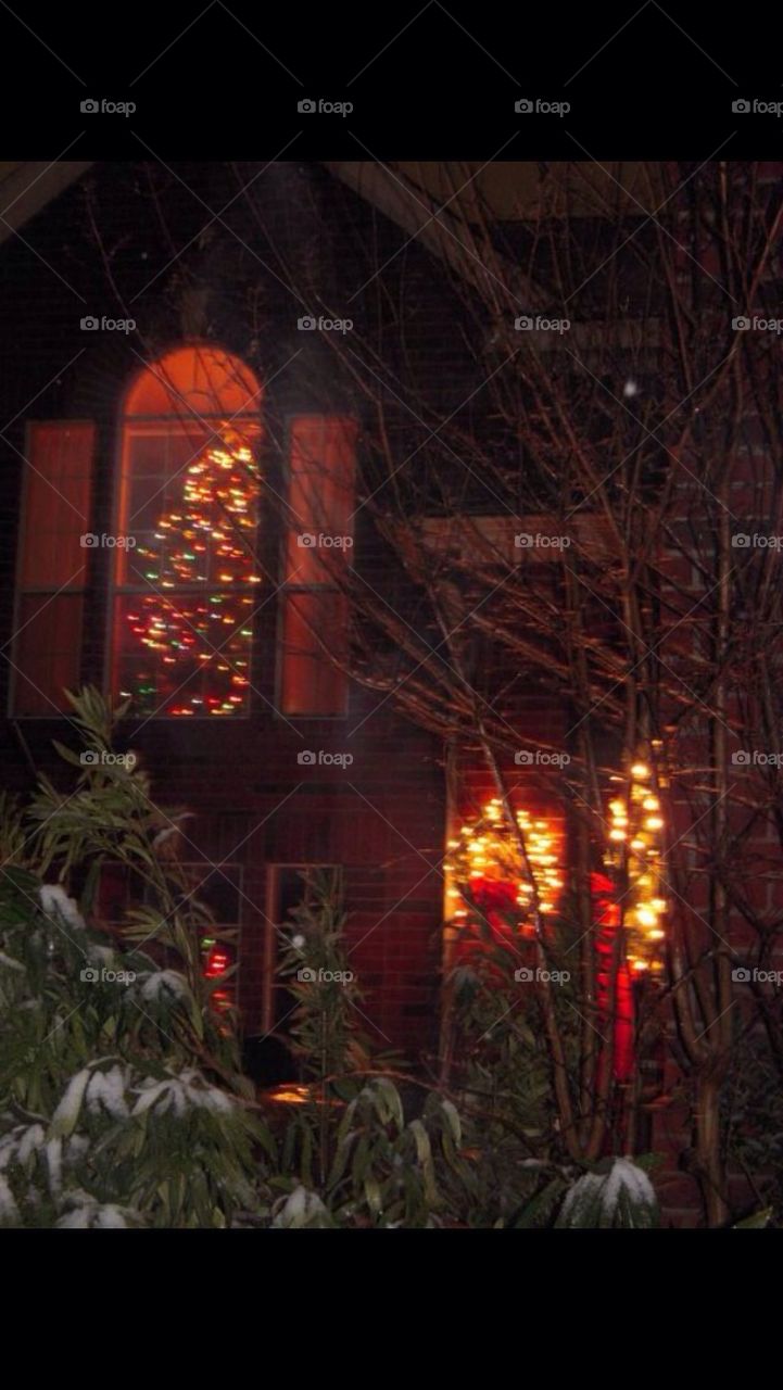 lights christmas home by gingersleetsnow