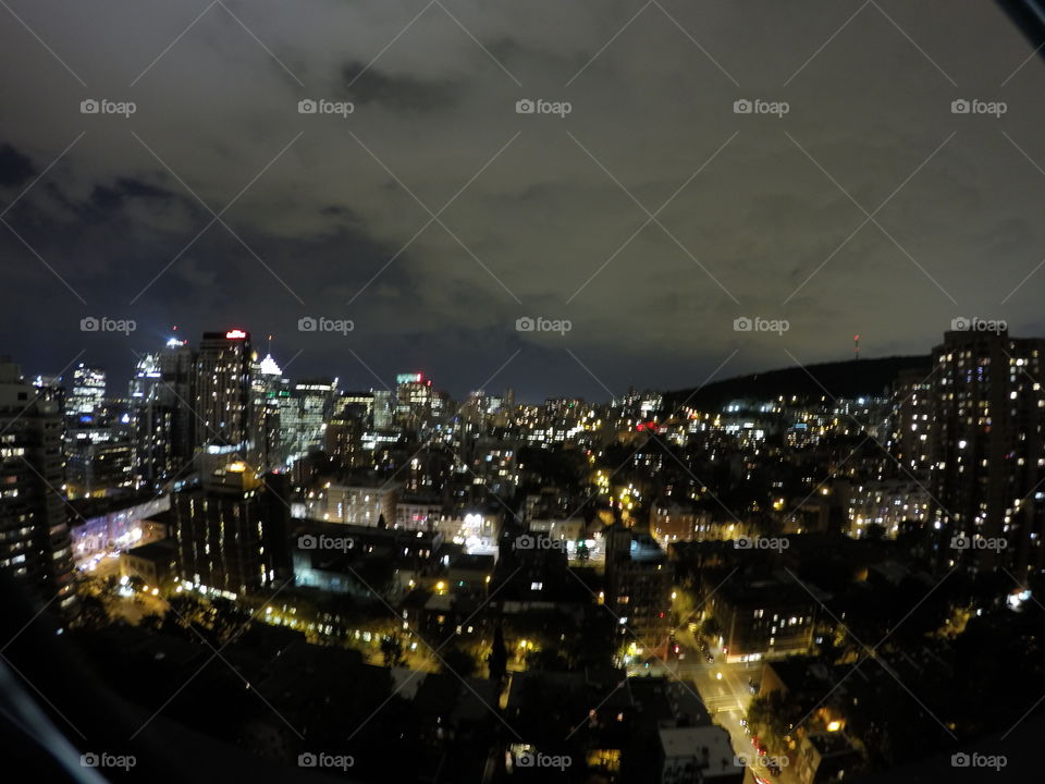 Montreal at night