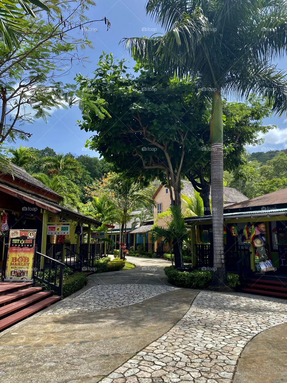 Walking through Margaritaville in Ocho Rios Jamaica 