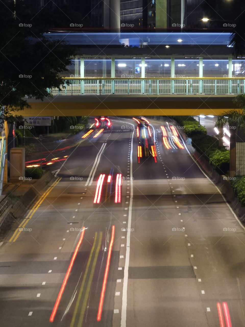 Traffic at night