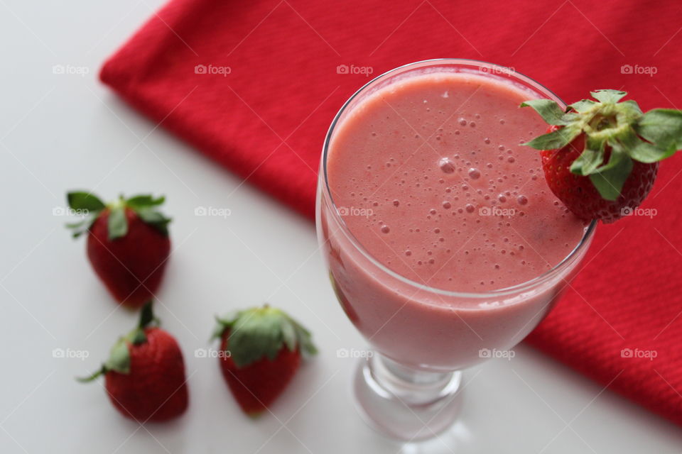 Strawberry smoothie