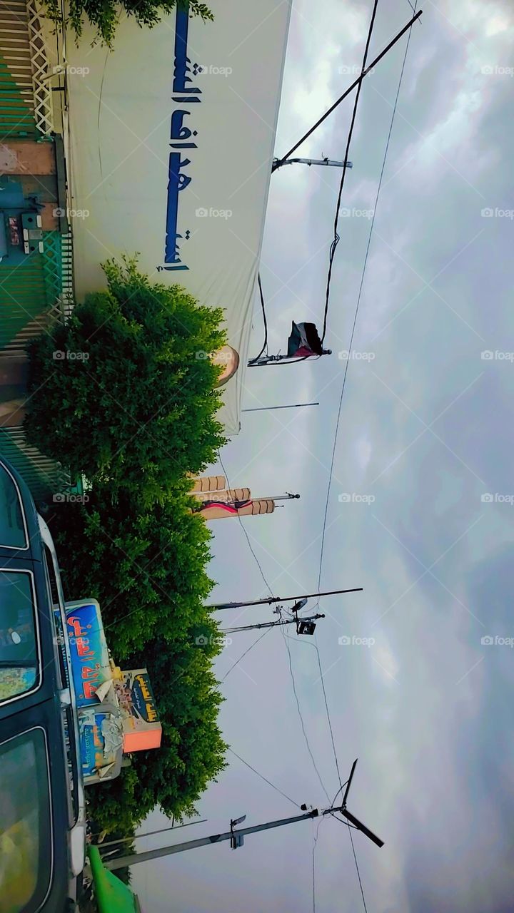 Glory be to God, the magnificent and picturesque view and the natural green trees are a view that is nothing more wonderful than it