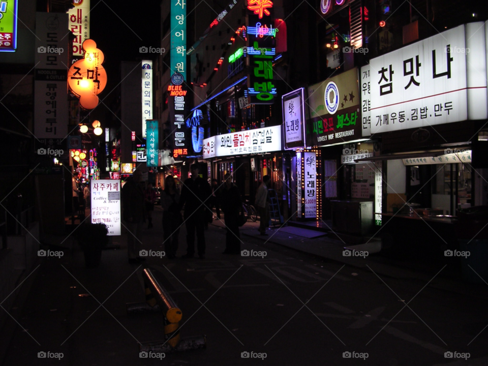 street night lights neon by ashepperdson