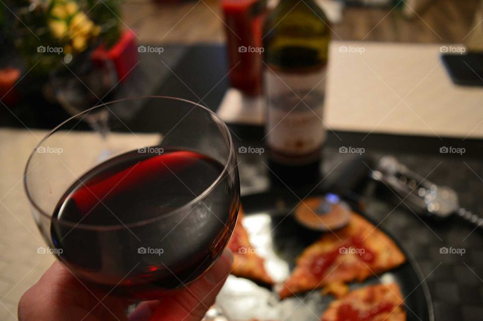 enjoy red wine