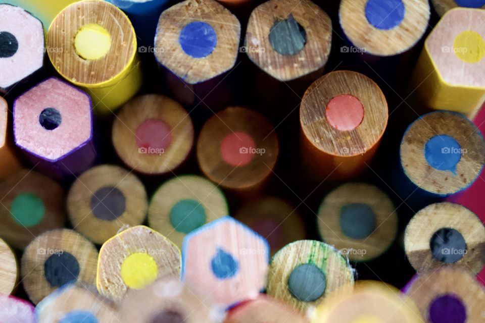 Circles (colored pencils)