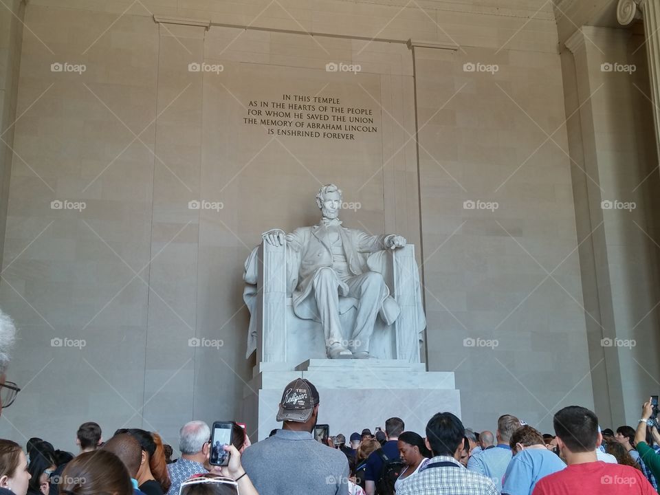 Lincoln memorial. Washington DC