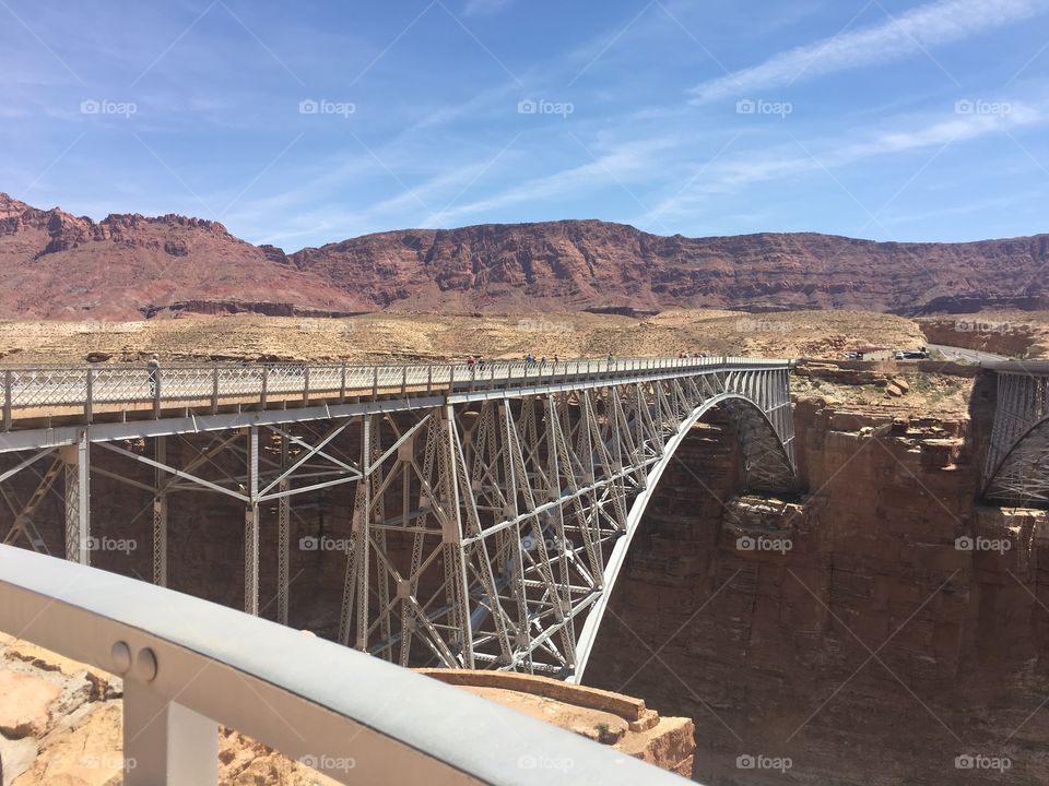 Bridge in the desert