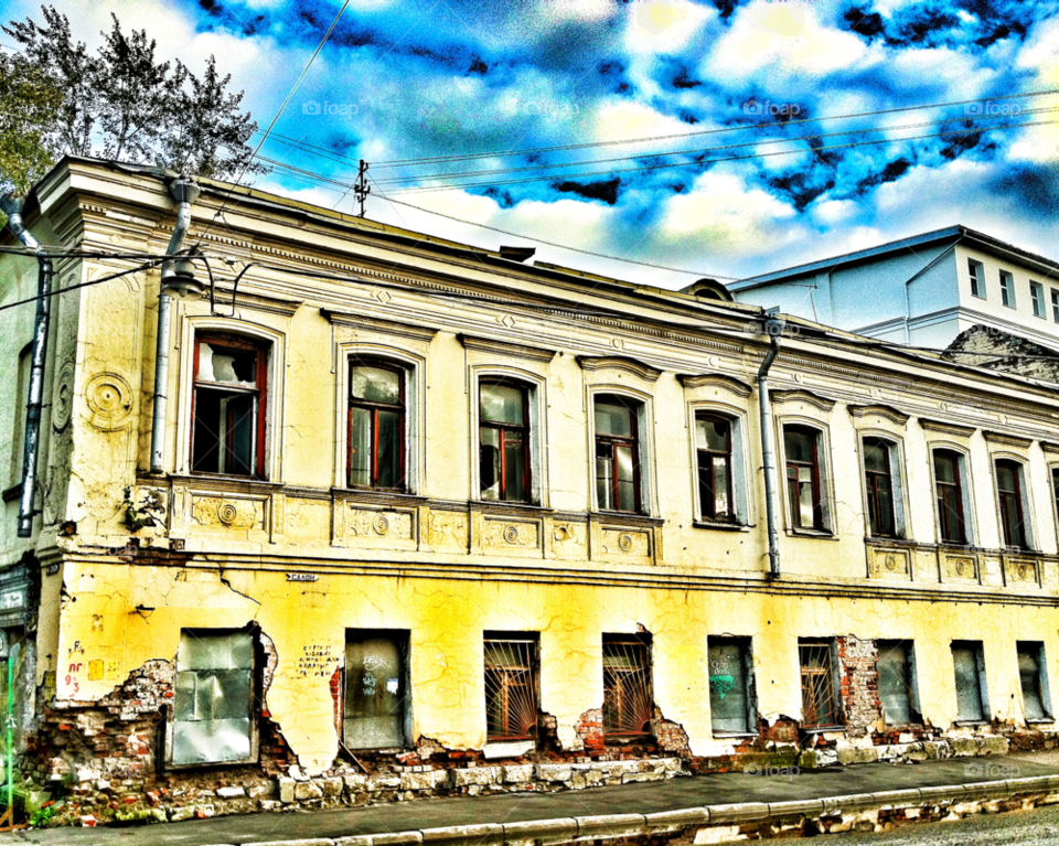 building architecture abandoned street by penguincody