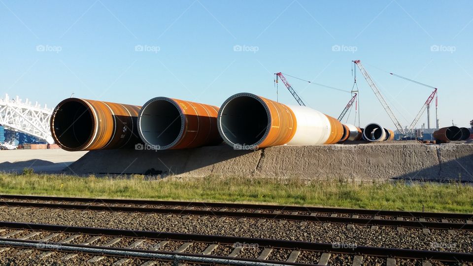 pipes. huge pipes