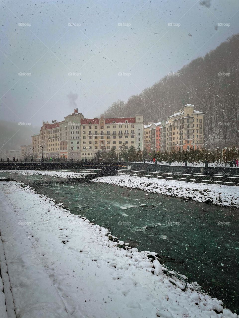 Sochi, Rosa Hutor cityscape 