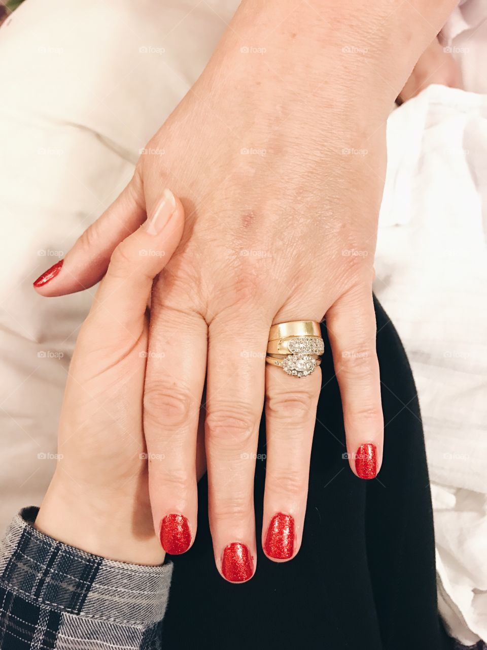 Mother and Daughter hands 