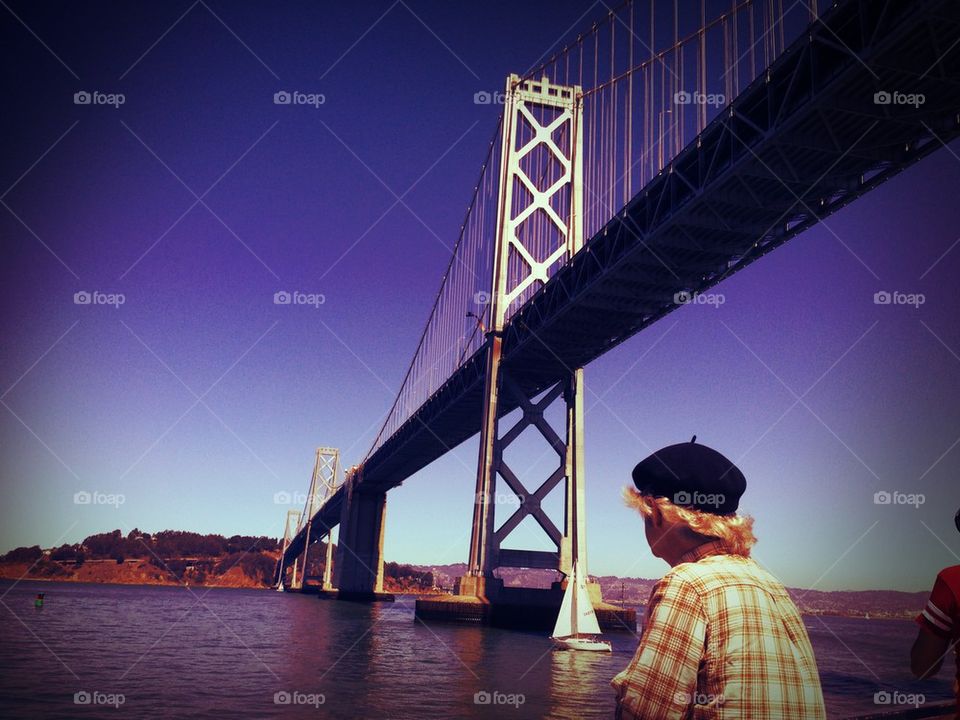 ocean sky people blue by itsAus