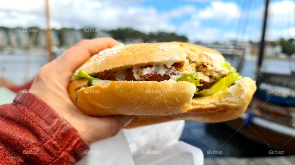 Brötchen  Fischbrötchen Hunger hungry essen