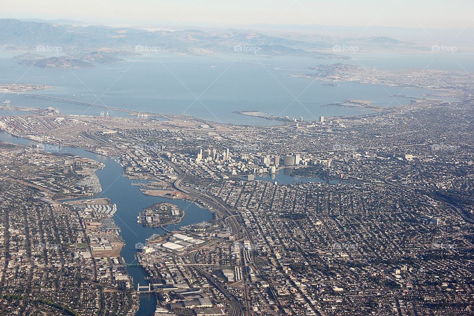 Cityscape. Aerial view 