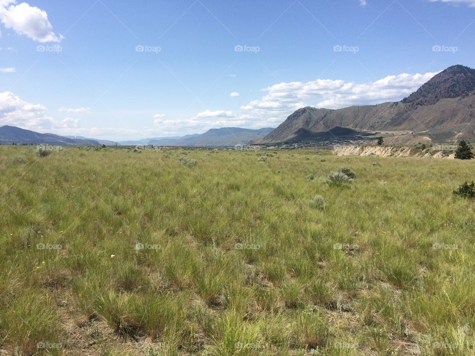 Beautiful scenic mountain hike 