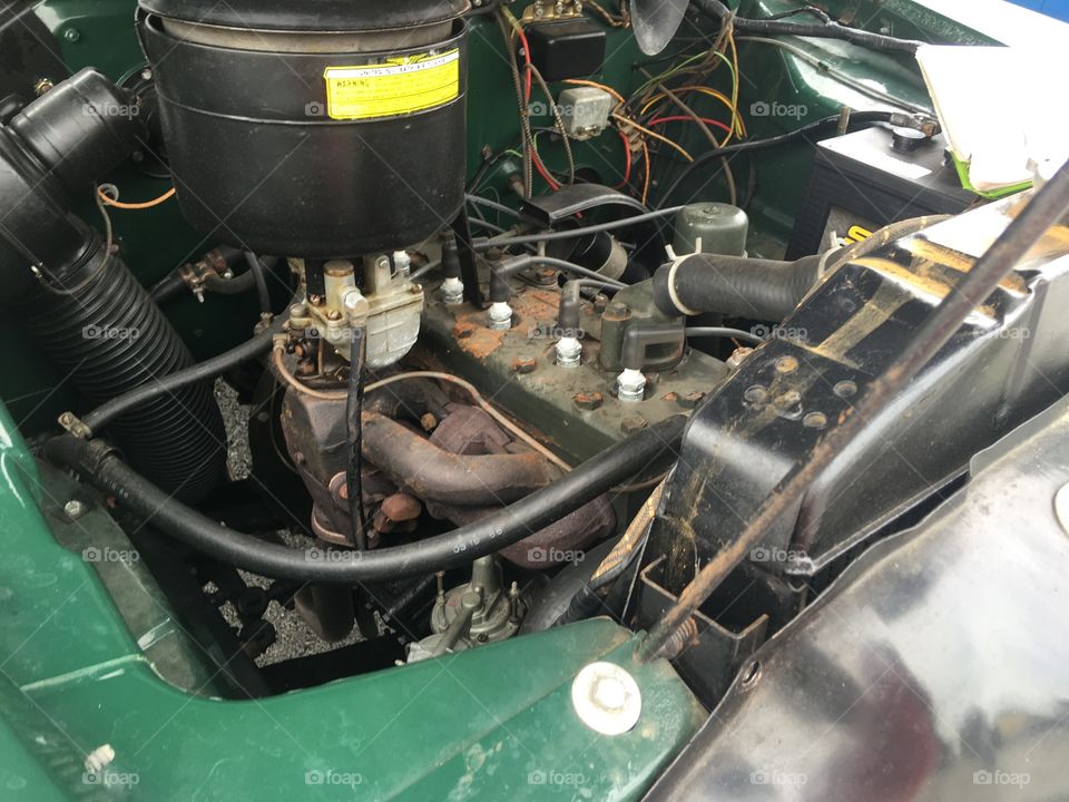 All original old and dirty this sure has character. Nothing has been done to it.