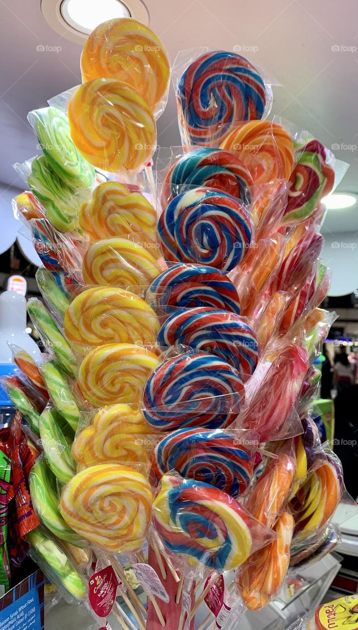 Yummy Colorful Lollipops