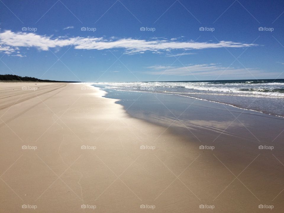 Idyllic view of beach