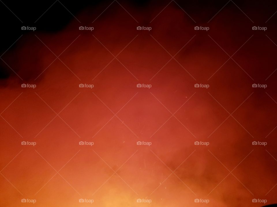 abstract red campfire smoke cloud