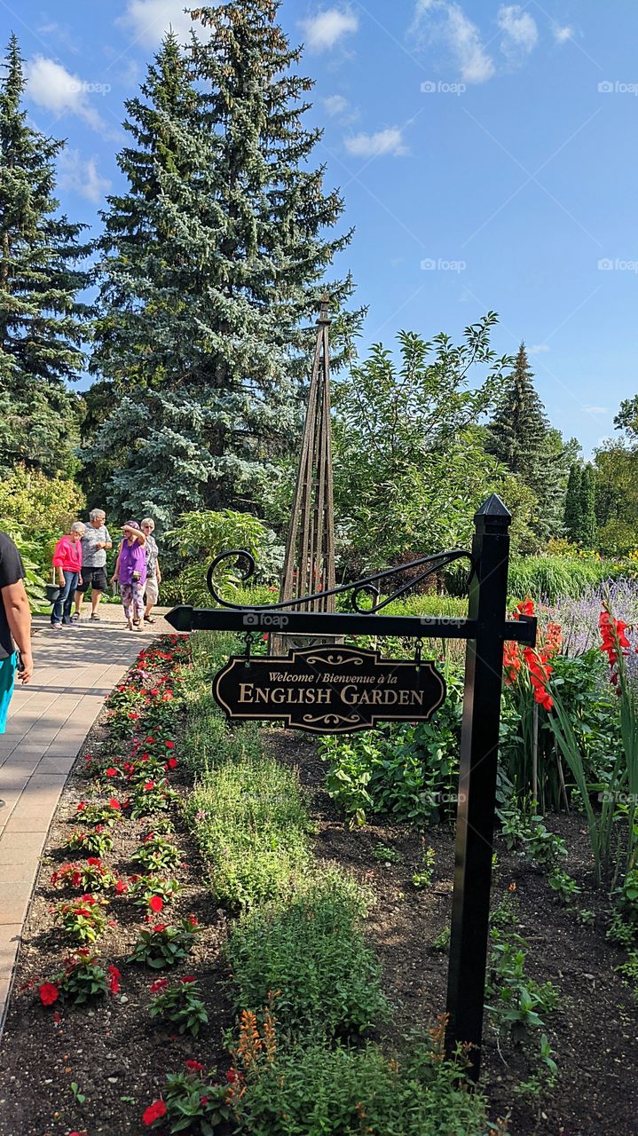 a walk through the English gardens