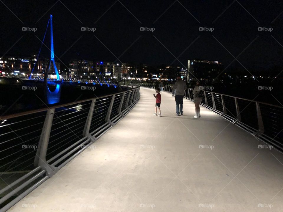 Bridge Park - Dublin Link Pedestrian Bridge Path