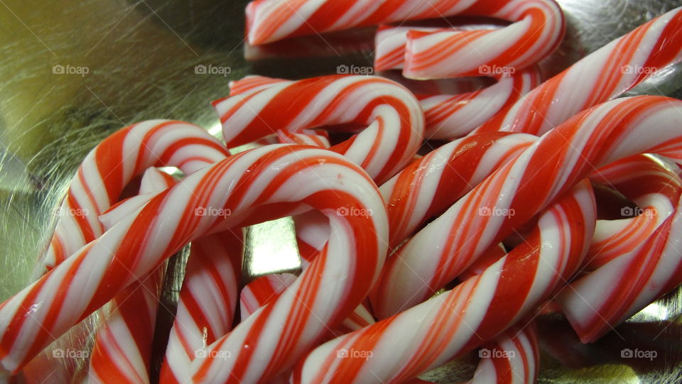 glossy candy canes