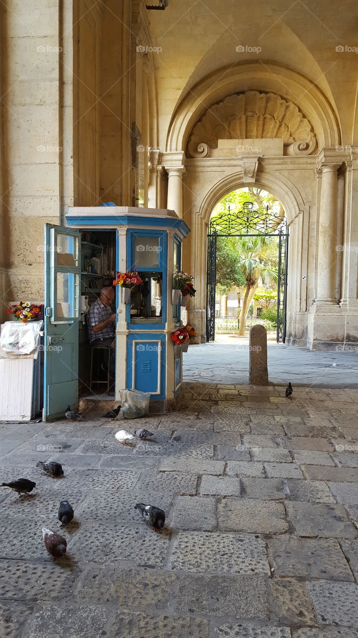 Flower seller