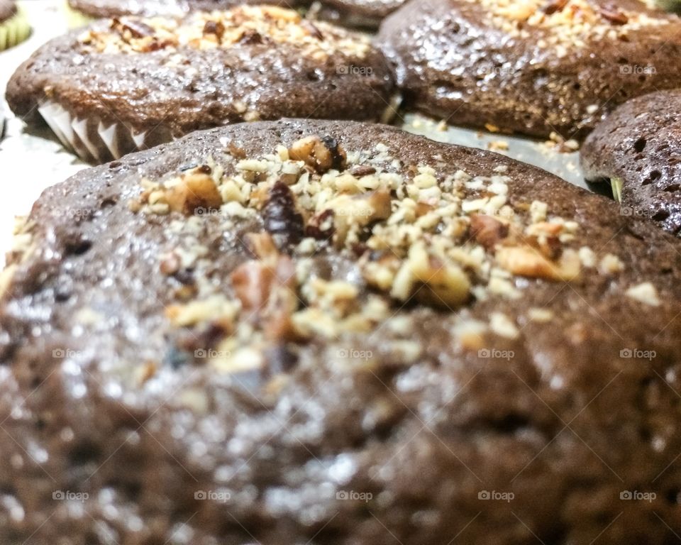 Walnut cupcakes