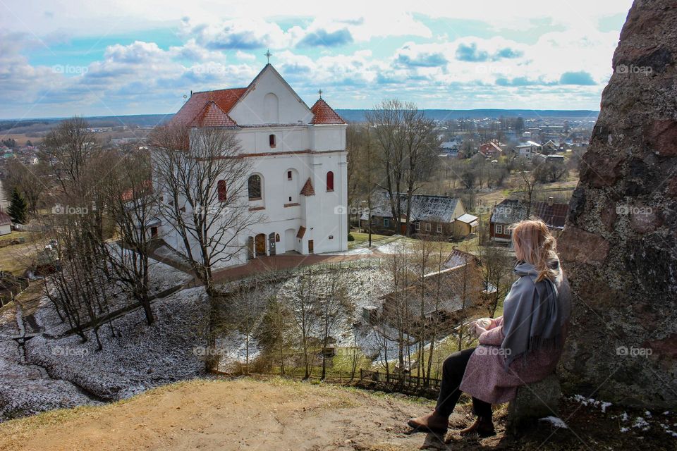 rest on the castle hill above the church