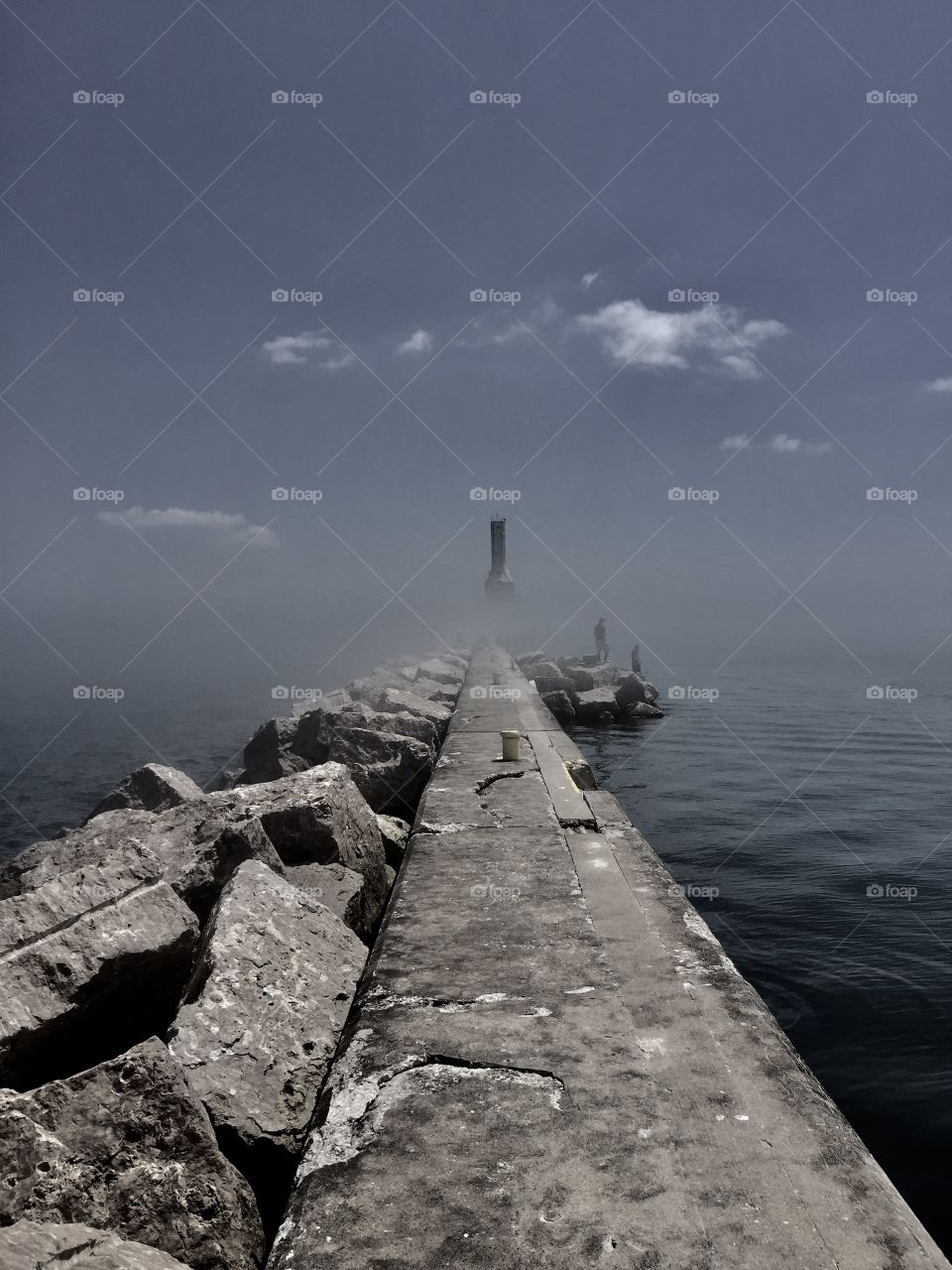 Foggy Lighthouse 