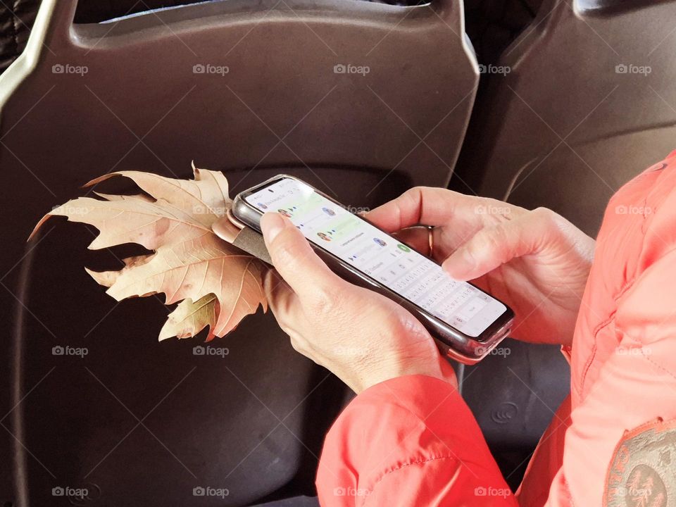 "Texting Through Fall"