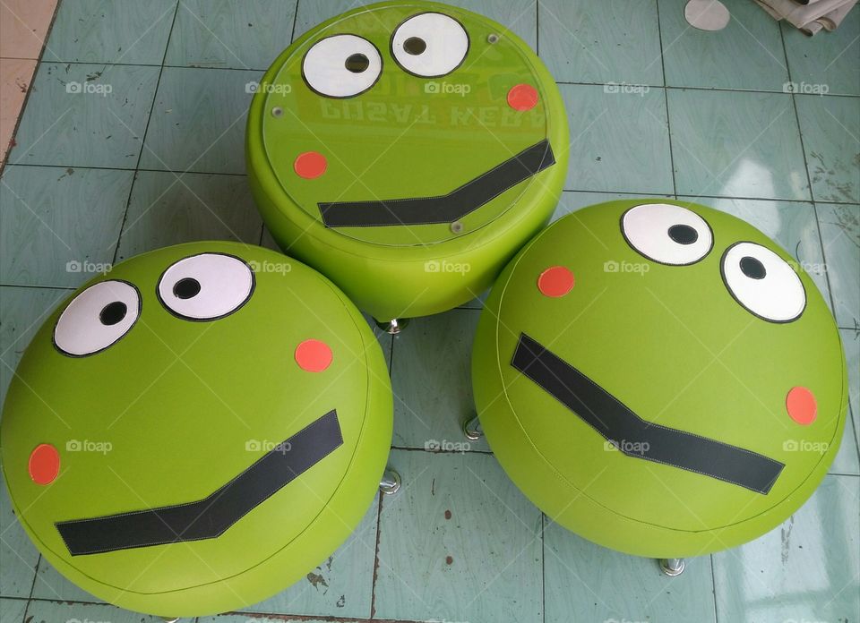 made from old tires,Keroppi