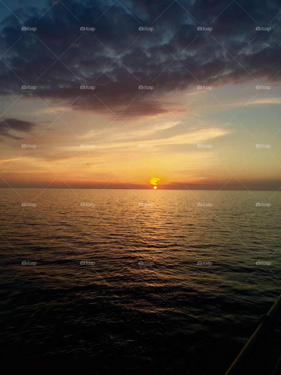 Rain is coming. Working on a windfarm in the baltic this is the rewarding view