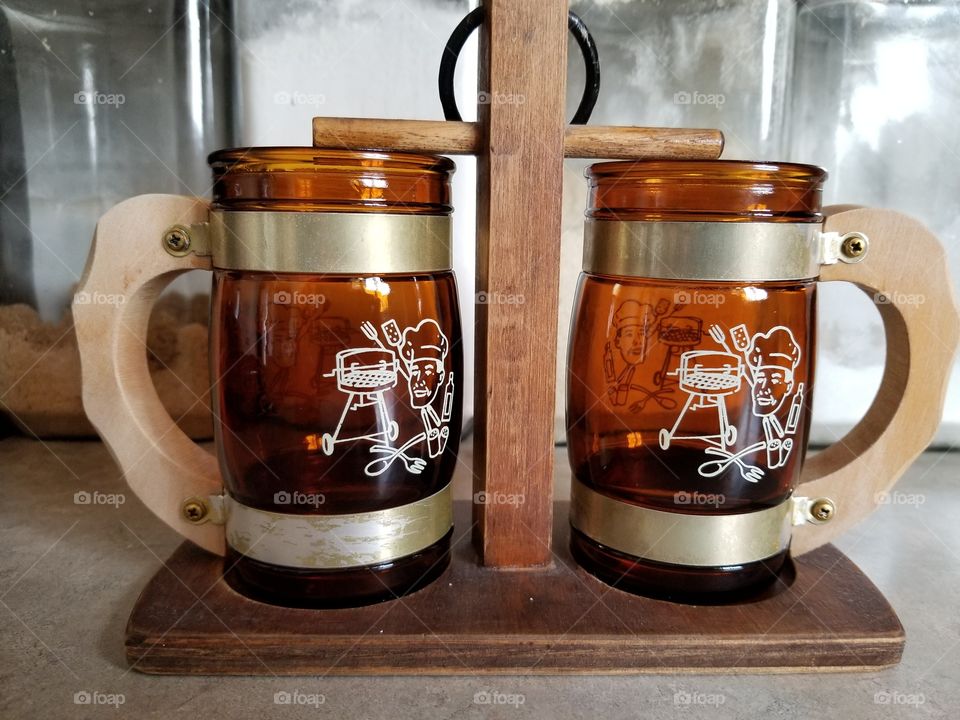 Siestaware brown mini cup set