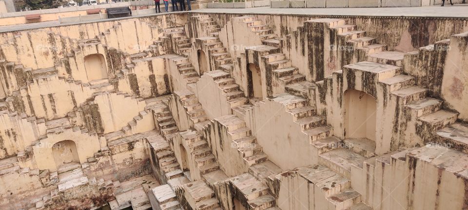 indian old place of king  called as "baori" constructed for the water conservation . This olace is situated at jaipur (rajasthan)