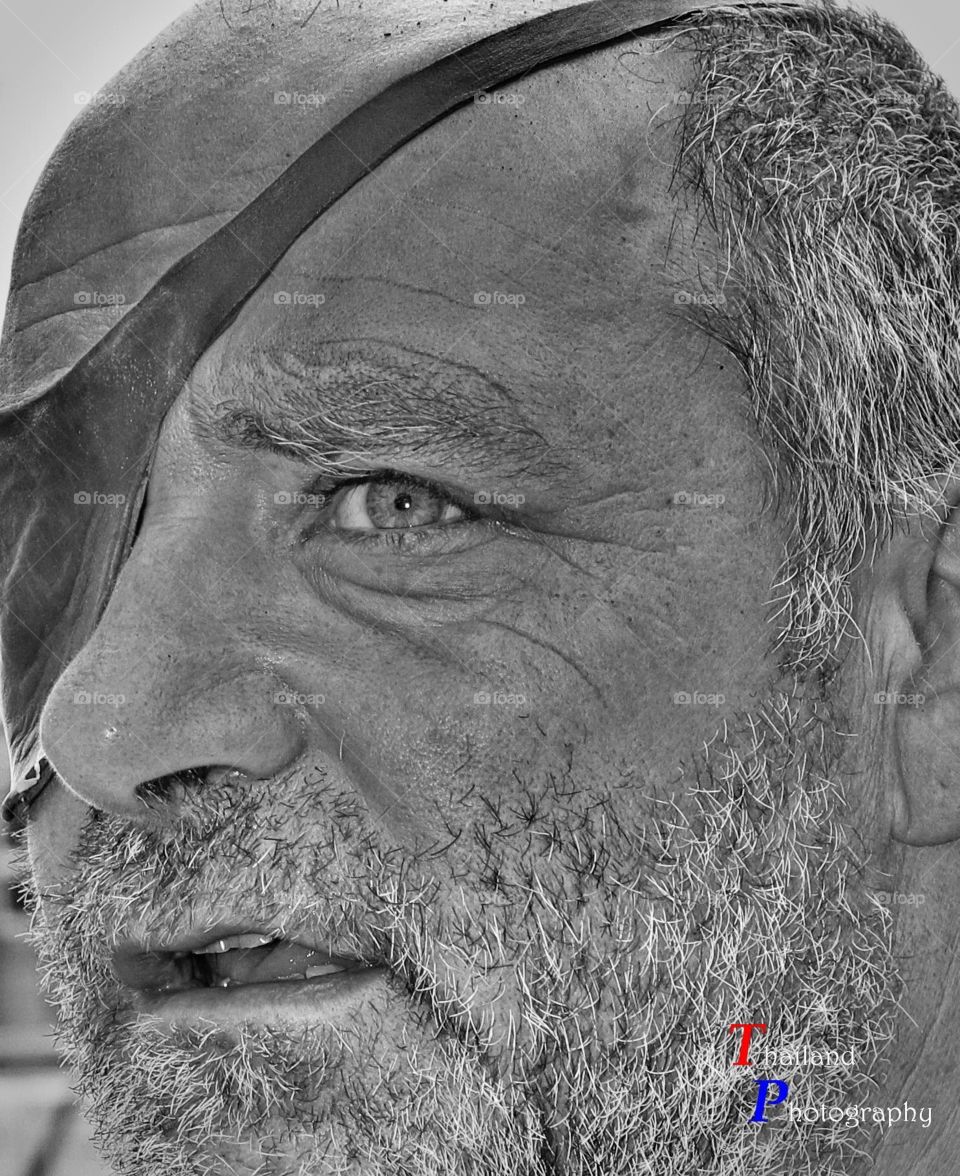 Eye eye. Saxon soldier