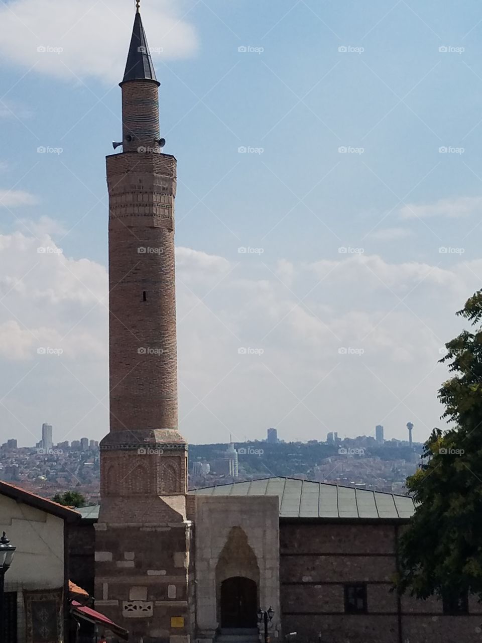 a tower in Ankara Turkey