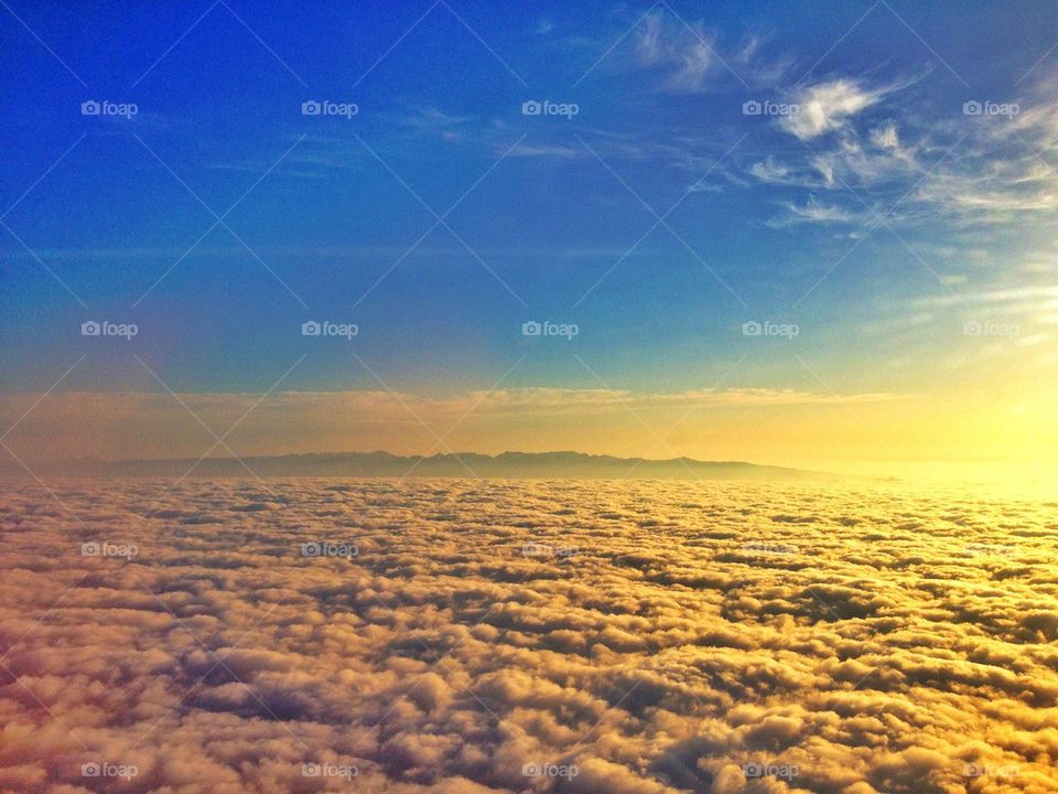 View of cloudscape during sunset