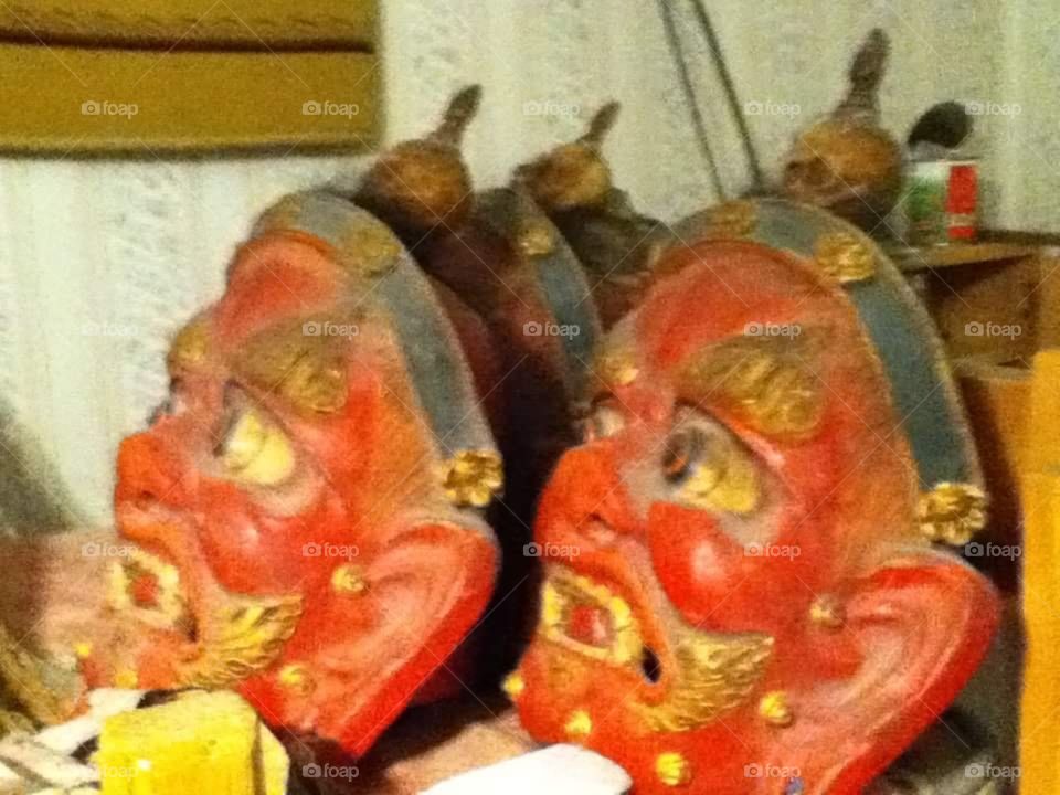 Buddha masks 
