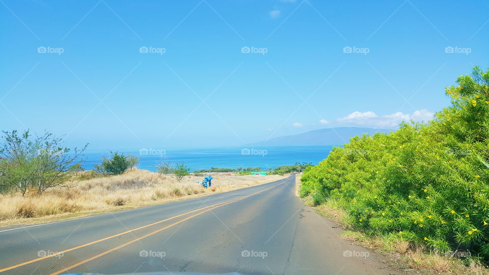 Road leading to a Beach