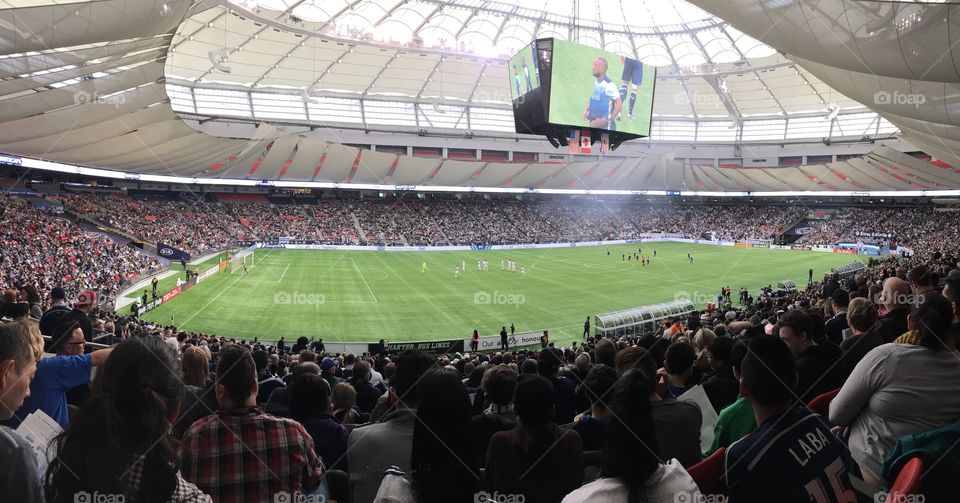 Vancouver Whitecaps game
BC place, Vancouver, BC