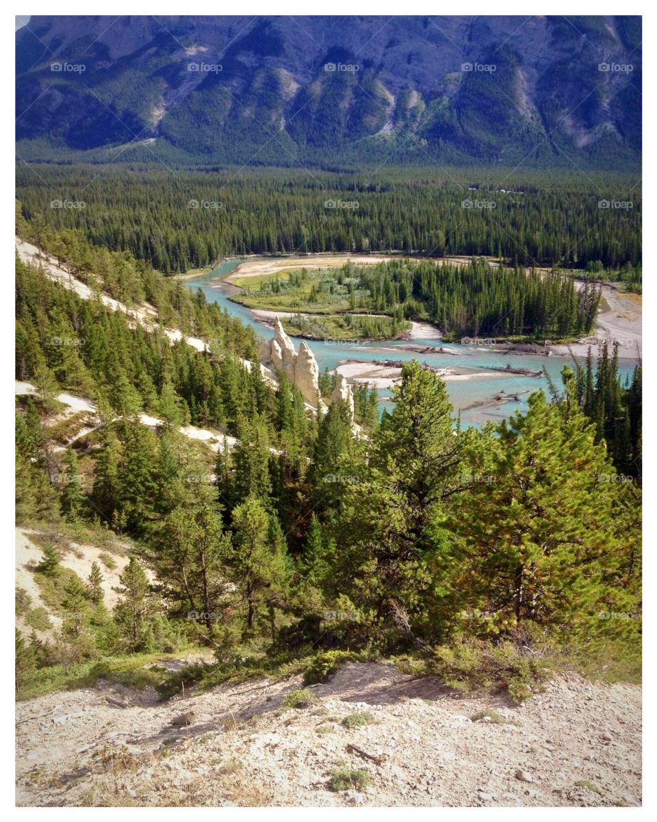 Hiking in the mountains