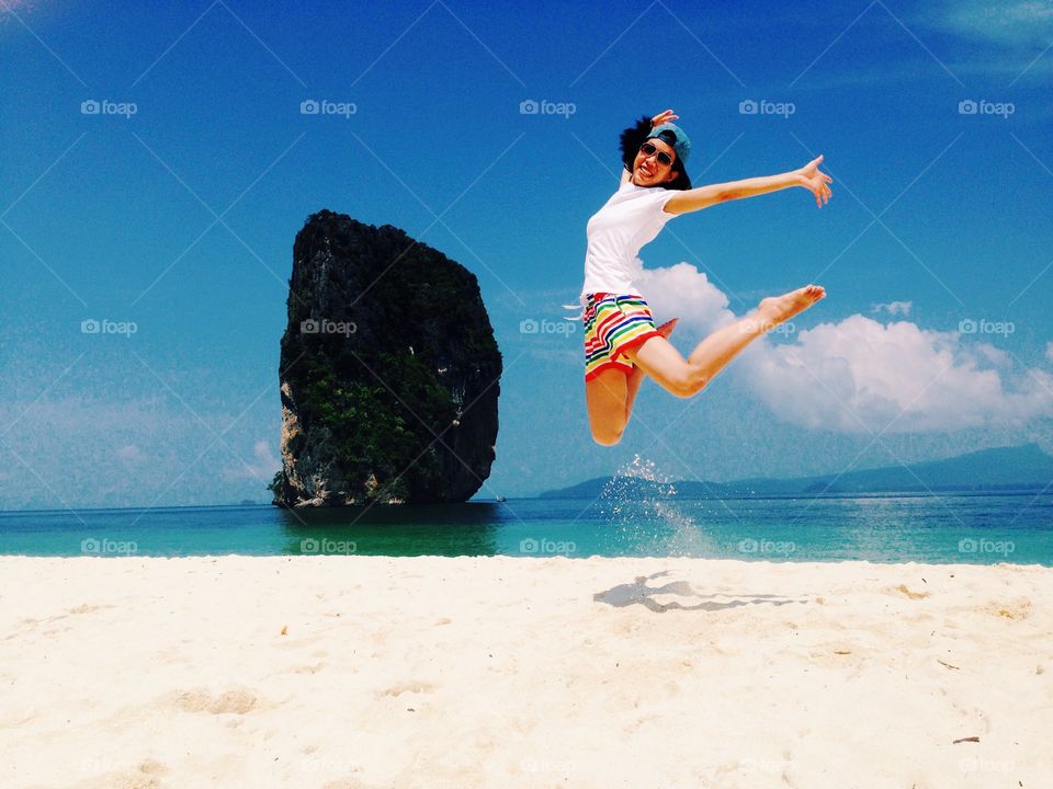 Jump. I'm a happy girl