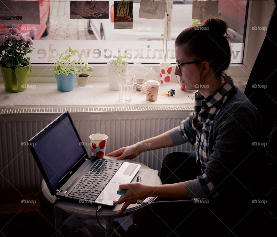 Business . Checking Mails 