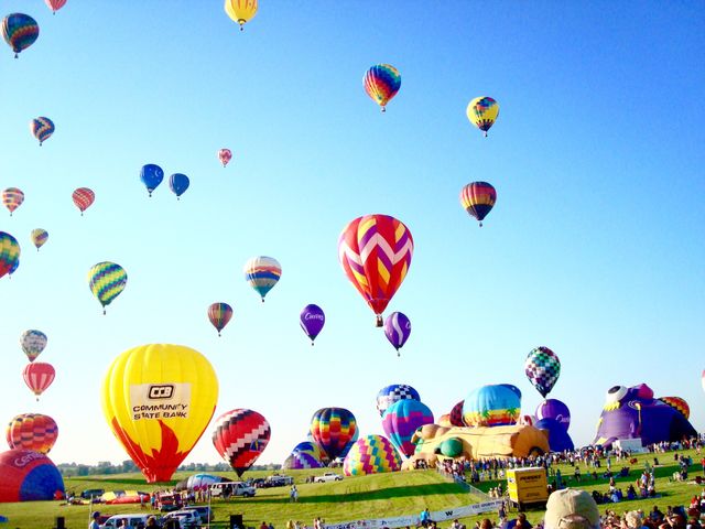 Hot Air Balloon Launch 
