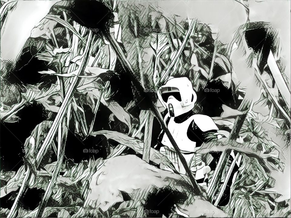 Playing with toys and app filters