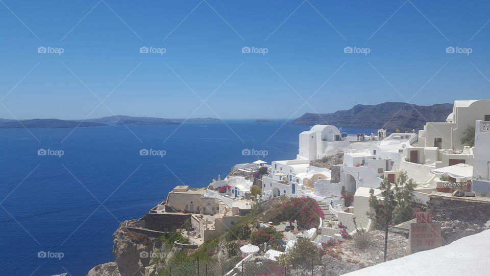 Breath taking sites of Europe Beautiful Blue and White Santorini