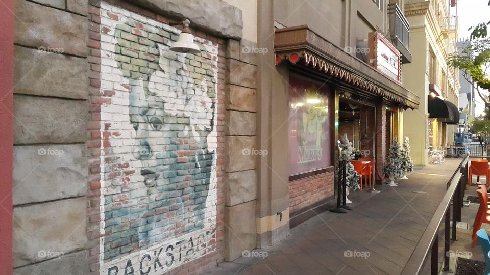 Street art in the Long Beach,  California