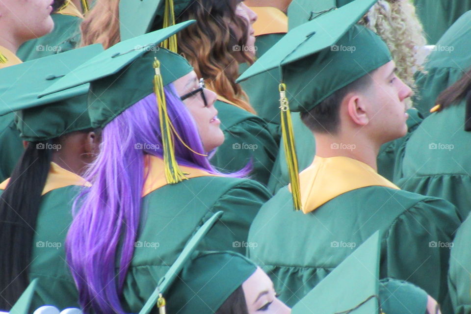 Purple hair! I like it!